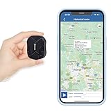 TKMARS Mini GPS Tracker Ohne ABO GPS Tracker Klein für Auto, Kinder, Koffer, Fahrrad，Dokumentation，1500mah