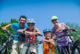 Schöne Fahrradwege für Familien